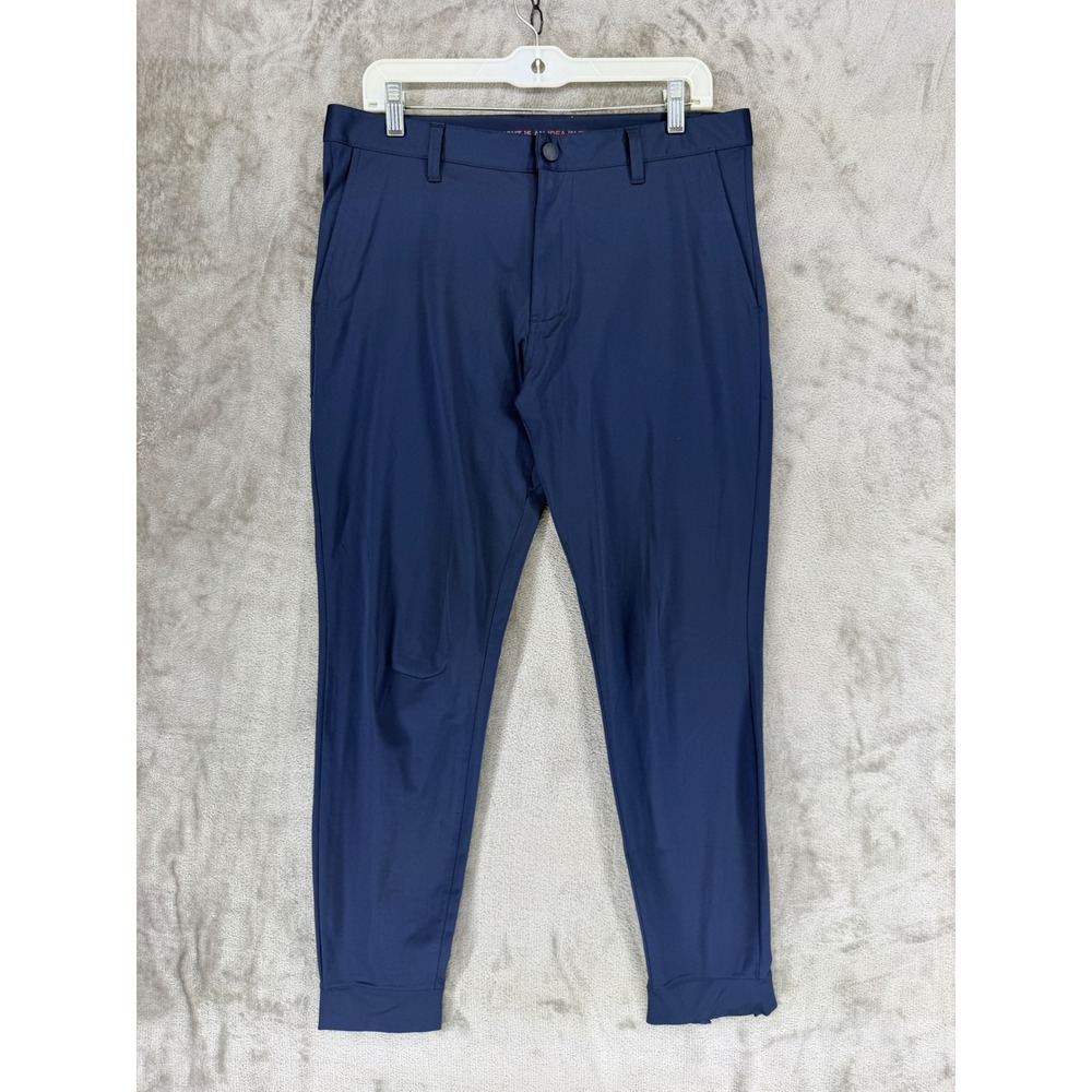 Rhone Commuter Pants Mens 32 Navy Blue Technical‎ Tapered Trousers 100151 SU20